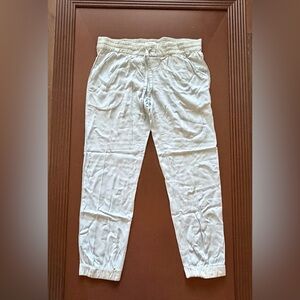 Men's White Casual Pants